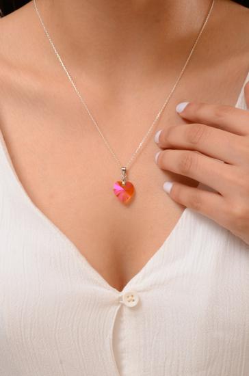 Swarovski Taşlı 925 Ayar Gümüş Kolye